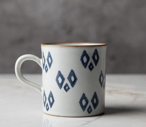 Large Capacity Coffee Cup, Cappuccino Coffee Mug, Pottery Tea Cup, Handmade Pottery Coffee Cup-Paintingforhome