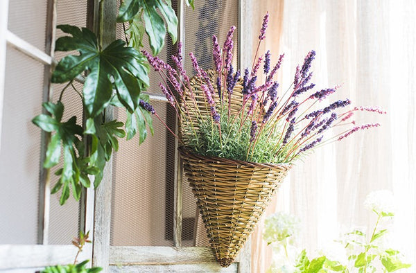 Lavender Flowers, Spring Artificial Floral for Dining Room, Bedroom Flower Arrangement Ideas, Simple Modern Floral Arrangement Ideas for Home Decoration-Paintingforhome
