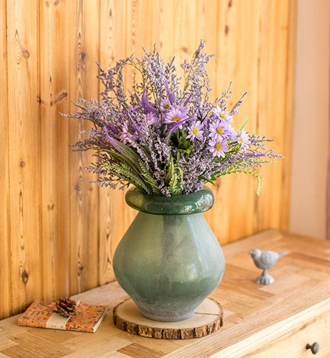Myosotis Lovegrass, Daisy, Salvia, Beautiful Spring Flower Arrangement for Living Room, Ctreative Modern Artificial Floral for Home Decoration-Paintingforhome