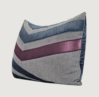 Purple Gray Decorative Pillows for Couch, Large Modern Throw Pillows, Modern Sofa Pillows, Contemporary Throw Pillows for Living Room-Paintingforhome