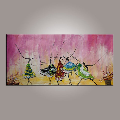 Large Art, Ballet Dancer Art, Canvas Painting, Abstract Painting, Abstract Art, Wall Art, Wall Hanging, Bedroom Wall Art, Modern Art, Painting for Sale-Paintingforhome