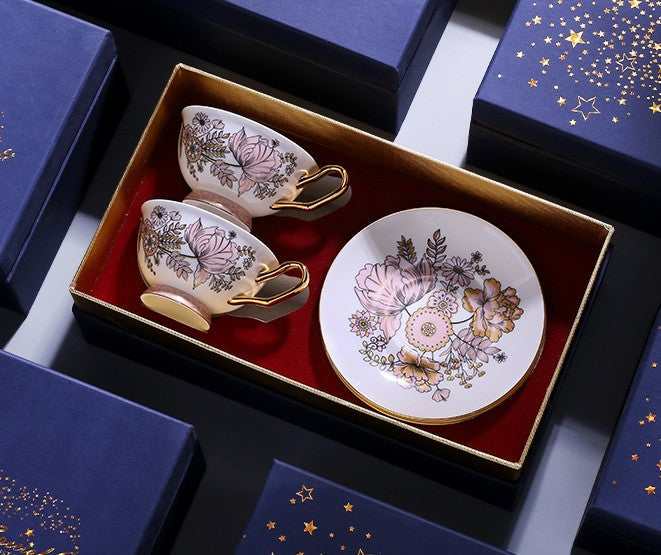 Elegant Ceramic Coffee Cups, Beautiful British Tea Cups, Unique Aftern –  Paintingforhome