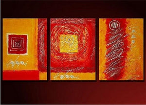 Modern Art, 3 Panel Painting, Large Art, Large Painting, Abstract Oil Painting, Kitchen Wall Art, Abstract Painting-Paintingforhome
