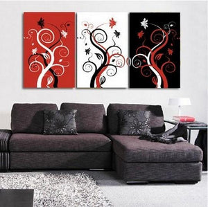 Tree of Life Painting, Abstract Art, Canvas Painting, Abstract Oil Painting, Living Room Art, 3 Piece Canvas Art, Abstract Painting, Acrylic Art-Paintingforhome