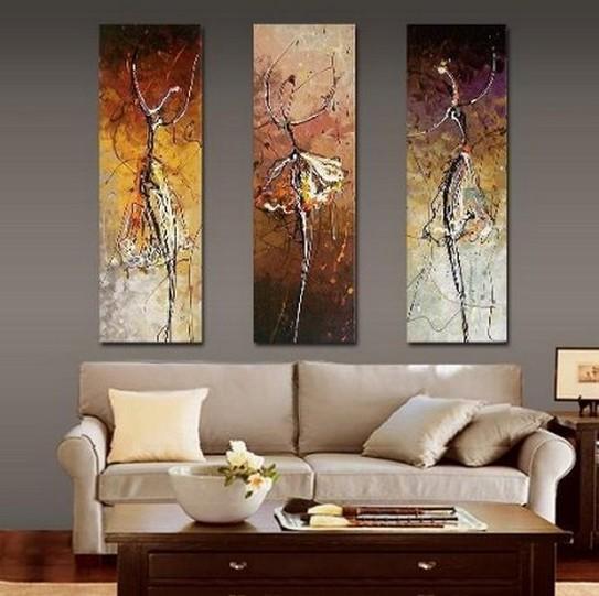 3 Piece Canvas Painting, Tree of Life Painting, Hand Painted Wall Art, –  Paintingforhome