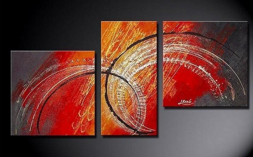 Abstract Wall Art, Bedroom Wall Art, Red Abstract Painting, Large Painting, Living Room Wall Art, Modern Art, Art on Canvas-Paintingforhome