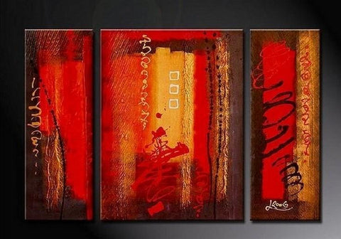 Abstract Art, Red Abstract Painting, Bedroom Wall Art, Large Painting, Living Room Wall Art, Modern Art, Large Wall Art, Abstract Painting, Art on Canvas-Paintingforhome