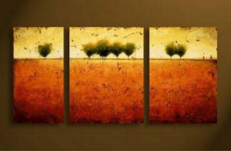 3 Piece Acrylic Painting, Tree of Life Painting, Buy Art Online, Landscape Painting on Canvas, Landscape Painting for Bedroom-Paintingforhome