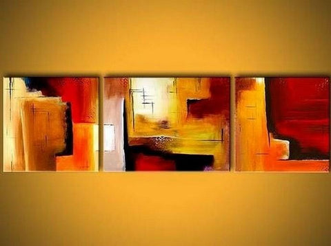 Large Painting, Abstract Art, Wall Art, Abstract Painting, Canvas Painting, Living Room Wall Art, Modern Art, 3 Piece Wall Art, Abstract Painting, Home Art Decor-Paintingforhome