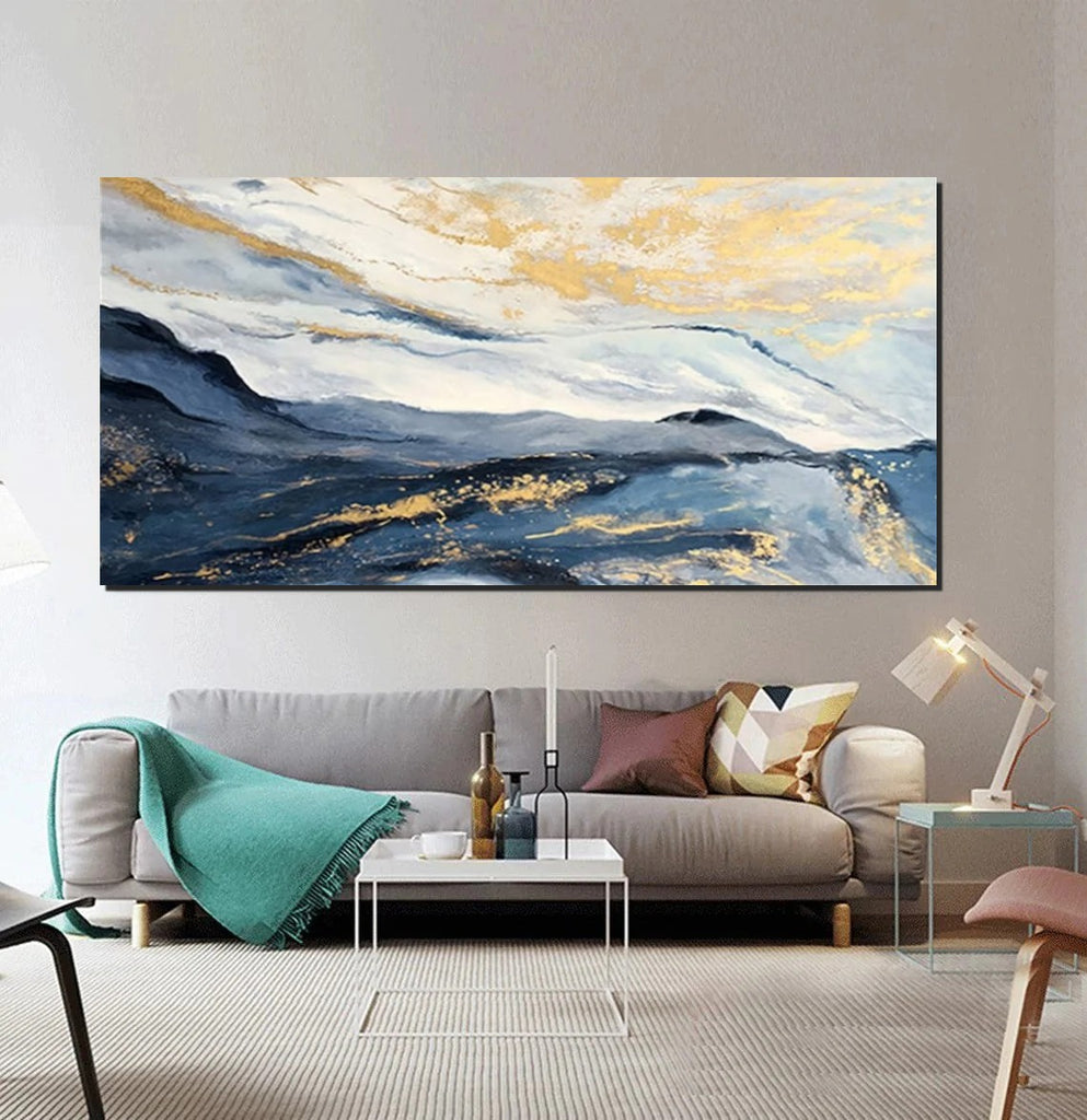 Large Painting on Canvas, Living Room Wall Art Paintings, Acrylic Abst –  Paintingforhome