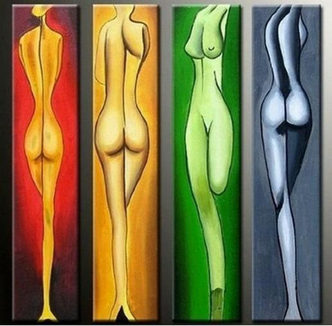 Painting for Sale, Abstract Wall Art, Abstract Figure Painting, Bedroom Wall Art, Modern Art, Extra Large Wall Art, Contemporary Art, Modern Art-Paintingforhome
