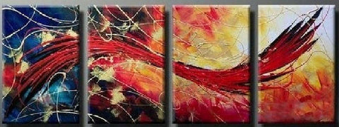 Red Abstract Painting, Abstract Art, Extra Large Painting, Living Room Wall Art, Modern Art, Extra Large Wall Art, Contemporary Art, Modern Art Painting-Paintingforhome