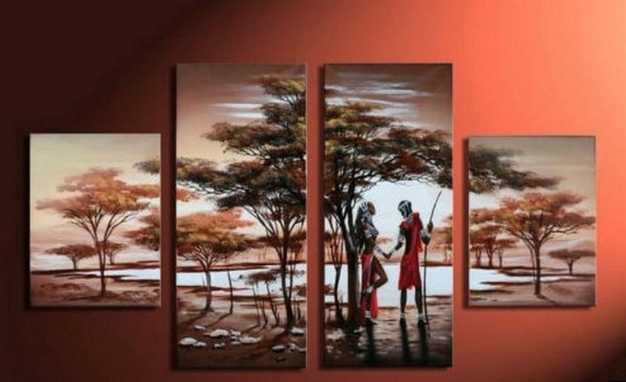 Landscape Painting, Extra Large Painting, African Painting, Abstract Art, Living Room Wall Art, Extra Large Wall Art, Contemporary Art-Paintingforhome