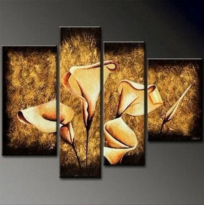 Calla Lily Flower Painting, Abstract Painting, Large Painting, Abstract Art, Dining Room Wall Art, Modern Art, Wall Art, Contemporary Art, Modern Art-Paintingforhome