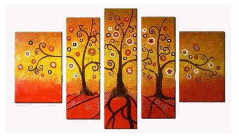 Tree of Life Painting, Acrylic Art, Abstract Painting, Canvas Painting, Wall Art, Large Abstract Art, Acrylic Art, Bedroom Wall Art-Paintingforhome