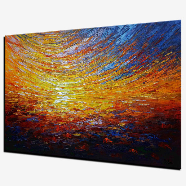 Canvas Painting, Custom Abstract Artwork, Abstract Painting, Abstract Painting, Modern Art-Paintingforhome