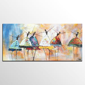 Acrylic Canvas Painting, Ballet Dancer Painting, Wall Art Paintings, Abstract Painting for Living Room, Custom Abstract Painting, Buy Art Online-Paintingforhome