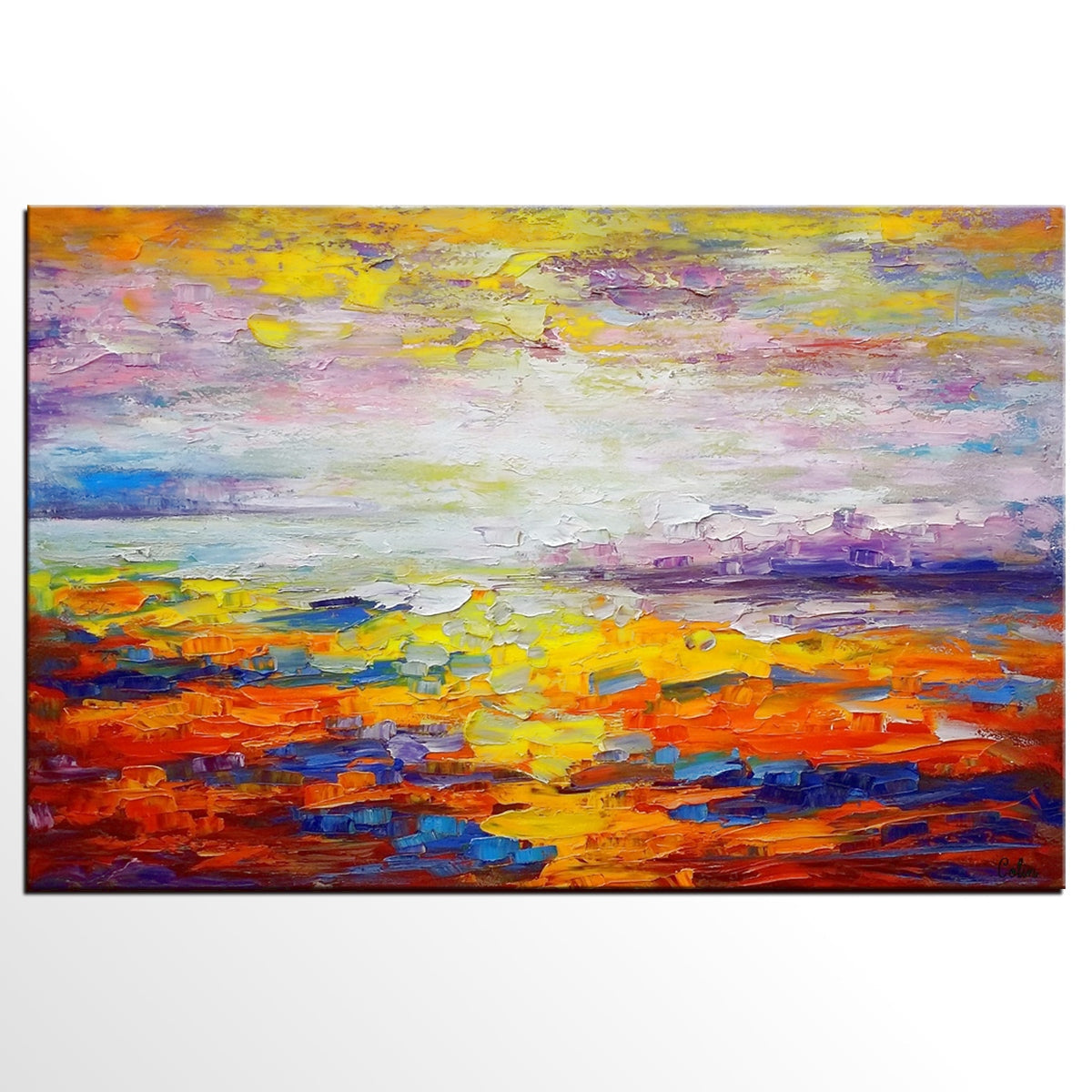 Custom Original Wall Art, Large Canvas Painting, Abstract Art Painting, Contemporary Artwork-Paintingforhome