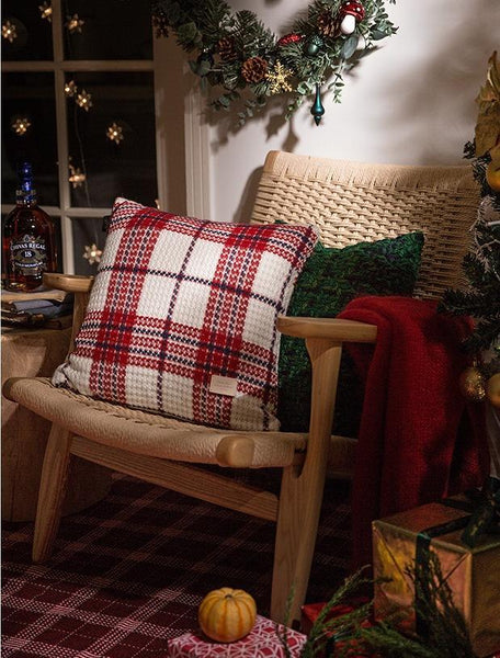 Holiday Decorative Throw Pillows, Decorative Sofa Pillows, Green Decorative Pillows for Living Room-Paintingforhome