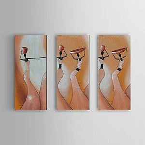 Wall Painting, Abtract Artwork, Bedroom Wall Art, Canvas Painting, Abstract Art, Contemporary Art, 3 Piece Canvas Art-Paintingforhome