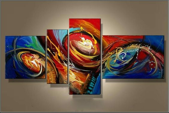 Modern Contemporary Art, Simple Abstract Artwork, Extra Large Painting for Living Room, 72 inch Wall Art, Modern Art on Canvas-Paintingforhome