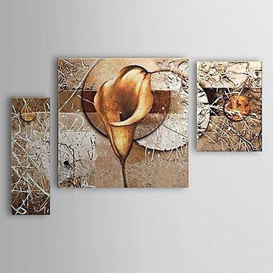 Abstract Painting, Flower Painting, Canvas Painting, Abstract Art, Wall Art, Large Painting, Living Room Wall Art, Modern Art, 3 Piece Wall Art-Paintingforhome