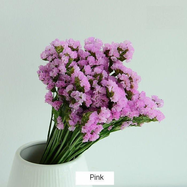 Dried Statices Flower, Dried Flowers, Flower Bunches, Dried Floral-Paintingforhome