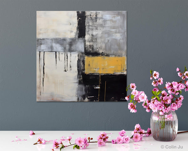 Extra Large Original Artwork, Large Paintings for Bedroom, Abstract Landscape Painting on Canvas, Oversized Contemporary Wall Art Paintings-Paintingforhome