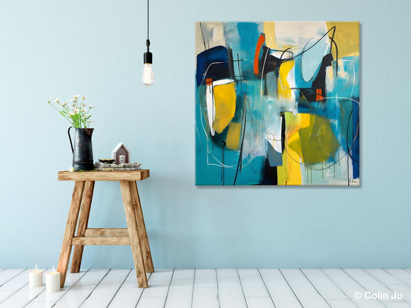 Acrylic Painting for Living Room, Contemporary Abstract Artwork, Extra Large Wall Art Paintings, Original Modern Artwork on Canvas-Paintingforhome