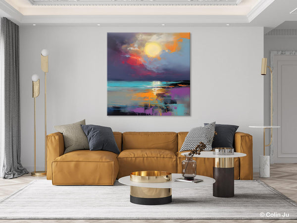 Abstract Landscape Paintings, Simple Wall Art Ideas, Original Landscape Abstract Painting, Large Landscape Canvas Paintings, Buy Art Online-Paintingforhome