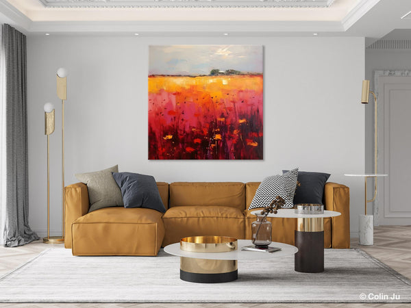 Contemporary Wall Art Paintings, Large Acrylic Paintings on Canvas, Abstract Landscape Paintings for Living Room, Landscape Canvas Art-Paintingforhome