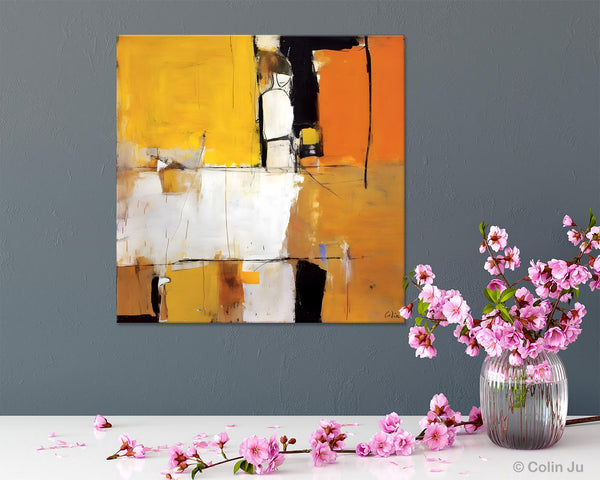 Oversized Modern Abstract Wall Paintings, Large Wall Art Painting for Bedroom, Original Canvas Art, Contemporary Acrylic Painting on Canvas-Paintingforhome