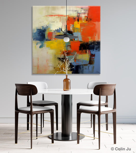 Abstract Wall Paintings, Contemporary Wall Art Paintings, Extra Large Paintings for Dining Room, Hand Painted Canvas Art, Original Artowrk-Paintingforhome
