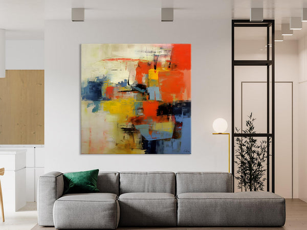 Abstract Wall Paintings, Contemporary Wall Art Paintings, Extra Large Paintings for Dining Room, Hand Painted Canvas Art, Original Artowrk-Paintingforhome