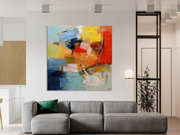 Oversized Canvas Paintings, Huge Wall Art Ideas for Living Room, Contemporary Acrylic Art, Original Abstract Art, Hand Painted Canvas Art-Paintingforhome