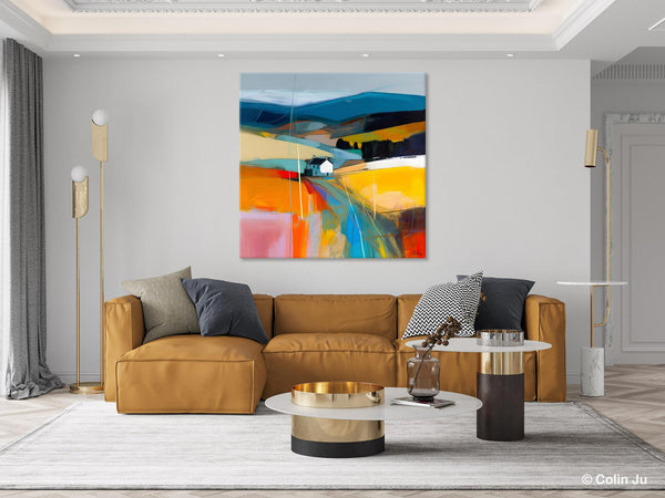 Contemporary Abstract Artwork, Acrylic Painting for Living Room, Oversized Wall Art Paintings, Original Modern Artwork on Canvas-Paintingforhome