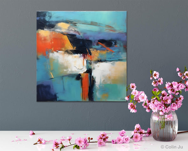 Modern Wall Art Paintings, Canvas Paintings for Bedroom, Buy Wall Art Online, Contemporary Acrylic Painting on Canvas, Large Original Art-Paintingforhome