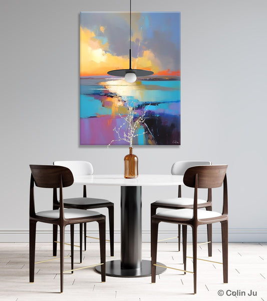 Original Modern Wall Art Painting, Canvas Painting for Living Room, Abstract Landscape Paintings, Oversized Contemporary Abstract Artwork-Paintingforhome