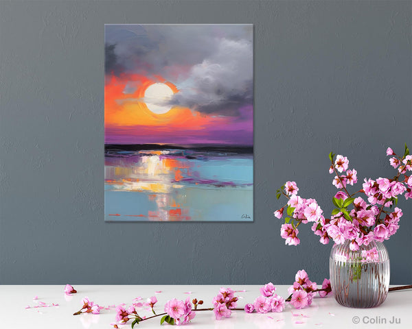 Contemporary Canvas Wall Art, Original Hand Painted Oil Paintings, Canvas Paintings Behind Sofa, Abstract Paintings for Bedroom, Buy Paintings Online-Paintingforhome