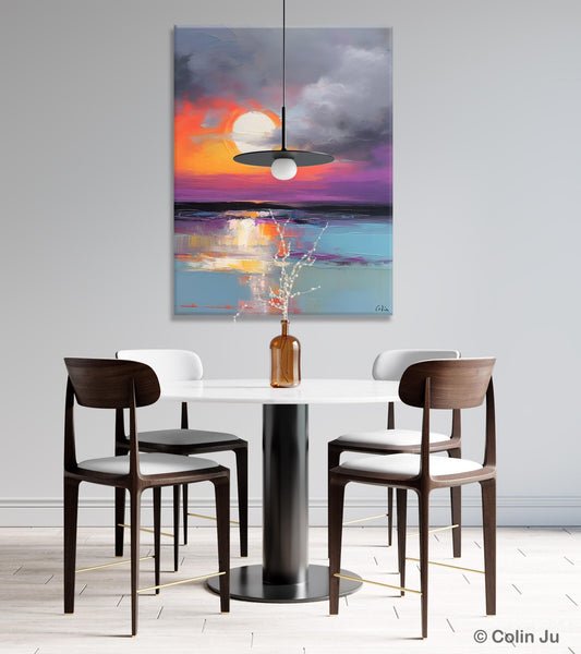 Contemporary Canvas Wall Art, Original Hand Painted Oil Paintings, Canvas Paintings Behind Sofa, Abstract Paintings for Bedroom, Buy Paintings Online-Paintingforhome