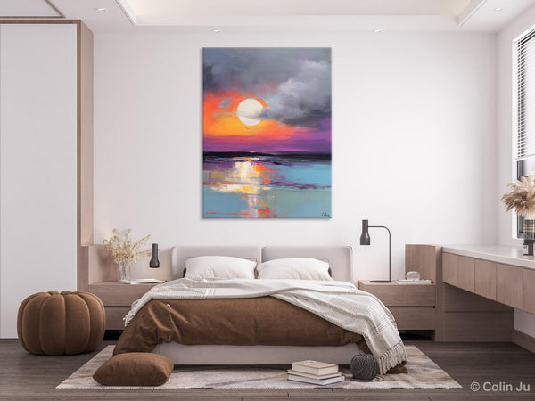 Contemporary Canvas Wall Art, Original Hand Painted Oil Paintings, Canvas Paintings Behind Sofa, Abstract Paintings for Bedroom, Buy Paintings Online-Paintingforhome