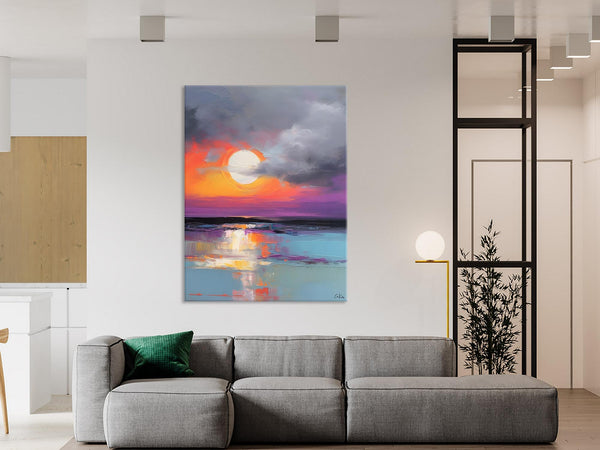 Contemporary Canvas Wall Art, Original Hand Painted Oil Paintings, Canvas Paintings Behind Sofa, Abstract Paintings for Bedroom, Buy Paintings Online-Paintingforhome