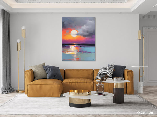 Contemporary Canvas Wall Art, Original Hand Painted Oil Paintings, Canvas Paintings Behind Sofa, Abstract Paintings for Bedroom, Buy Paintings Online-Paintingforhome