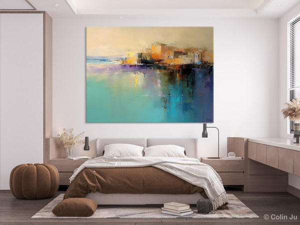 Original Landscape Paintings, Landscape Canvas Paintings for Living Room, Acrylic Painting on Canvas, Extra Large Modern Wall Art Paintings-Paintingforhome