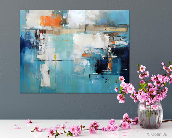 Original Modern Wall Paintings, Contemporary Canvas Art, Heavy Texture Canavas Art, Abstract Painting for Bedroom, Modern Acrylic Artwork-Paintingforhome