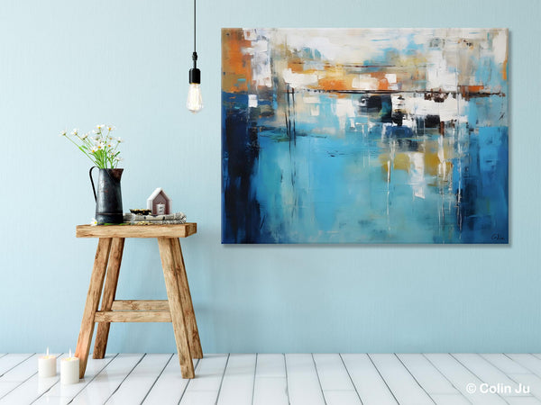 Contemporary Canvas Art, Heavy Texture Canavas Art, Original Modern Wall Paintings, Abstract Painting for Bedroom, Modern Acrylic Artwork-Paintingforhome