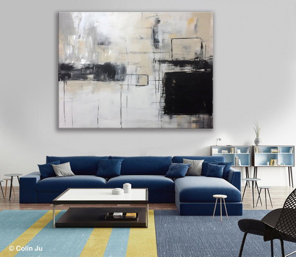 Large Wall Art Paintings, Simple Canvas Art, Simple Abstract Paintings, Contemporary Painting on Canvas, Original Canvas Wall Art for sale-Paintingforhome
