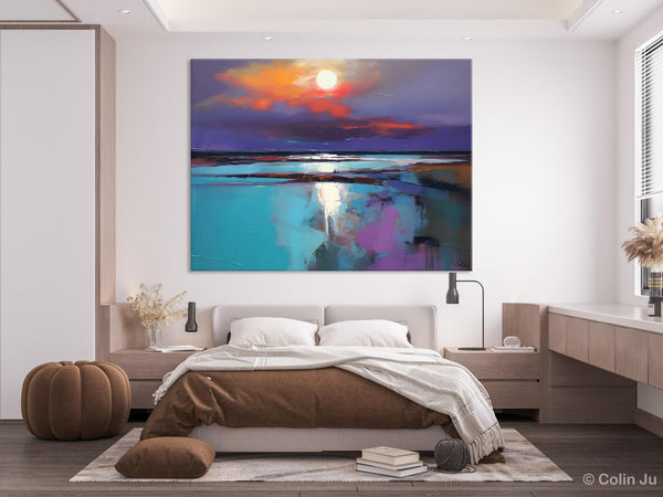Original Landscape Abstract Painting, Simple Wall Art Ideas, Living Room Abstract Paintings, Large Landscape Canvas Paintings, Buy Art Online-Paintingforhome