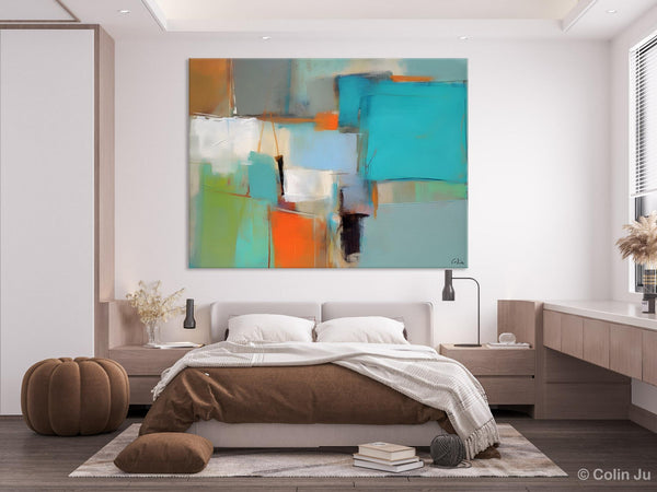 Simple Abstract Art, Large Wall Art Painting for Bedroom, Contemporary Acrylic Painting on Canvas, Original Canvas Art, Modern Wall Paintings-Paintingforhome