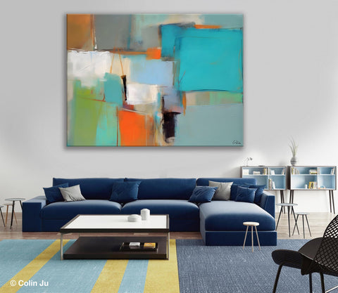 Simple Abstract Art, Large Wall Art Painting for Bedroom, Contemporary Acrylic Painting on Canvas, Original Canvas Art, Modern Wall Paintings-Paintingforhome